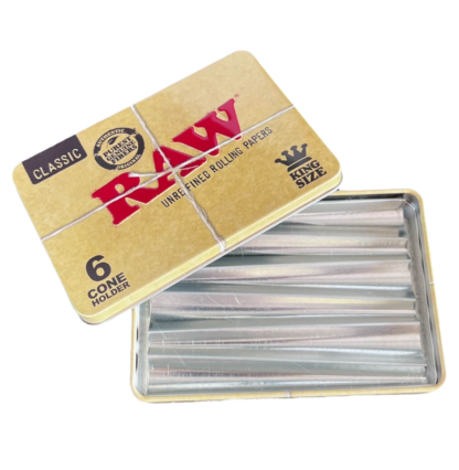  RAW Joint-Dose Tin Case für 6 Cones King Size 