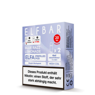 Elfbar ELFA Pod – Blue Razz Lemonade – 2er Pack
