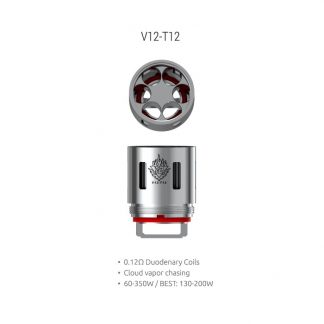 Smok V12-T12 Coil – 0,12 Ohm – 3er Pack